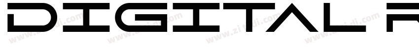 Digital Regular字体转换 Digital Regular字体转换